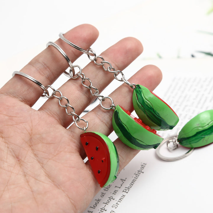 Women’s Watermelon Slice Keychain Pendant | ميدالية نسائية بتصميم شريحة بطيخ