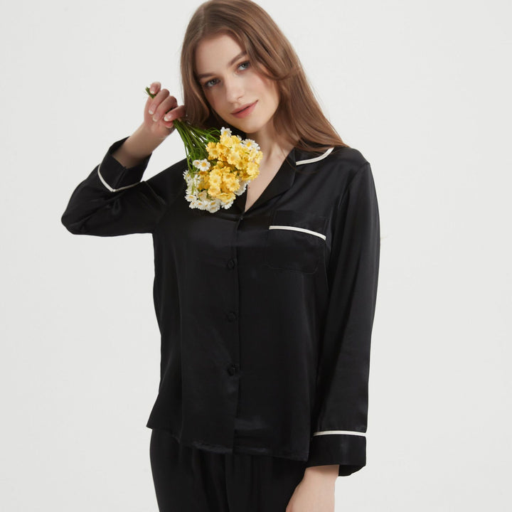 Women’s Silk Loungewear Set | Elegant Premium Sleepwear