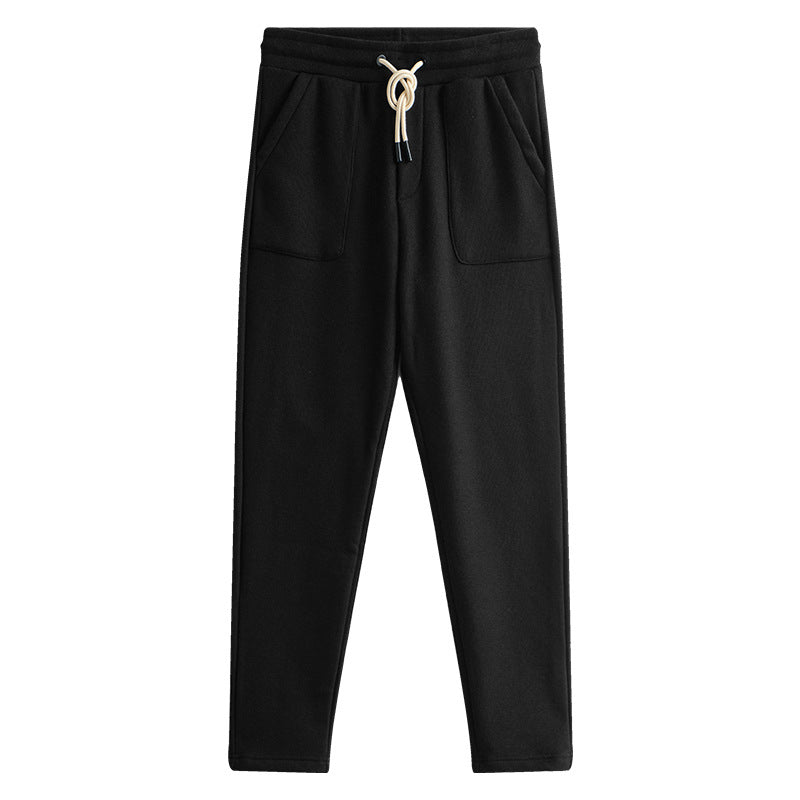 Men’s Knitted Straight Sweatpants | Casual Relaxed Fit