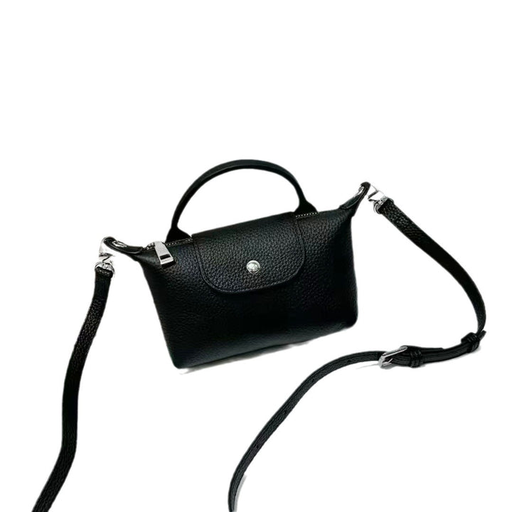 Women’s Mini Leather Crossbody Bag | حقيبة نسائية صغيرة من الجلد بتصميم كروس بودي