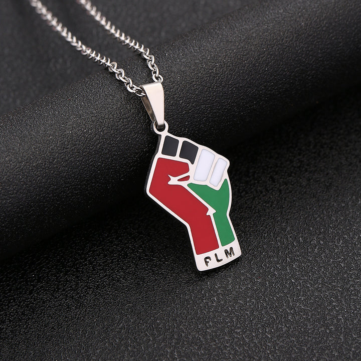 Women’s Heritage Map Pendant Necklace | قلادة خريطة أرضنا من تراث أهلنا