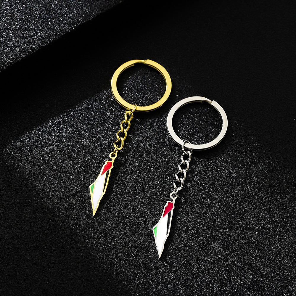 Heritage Map Keychain Accessories | ميداليات خريطة أرضنا من تراث أهلنا