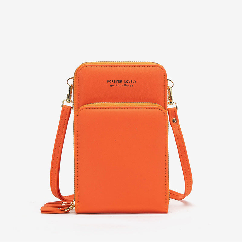 Women’s Tri-Fold Crossbody Phone Bag | حقيبة هاتف نسائية كروس بودي متعددة الجيوب