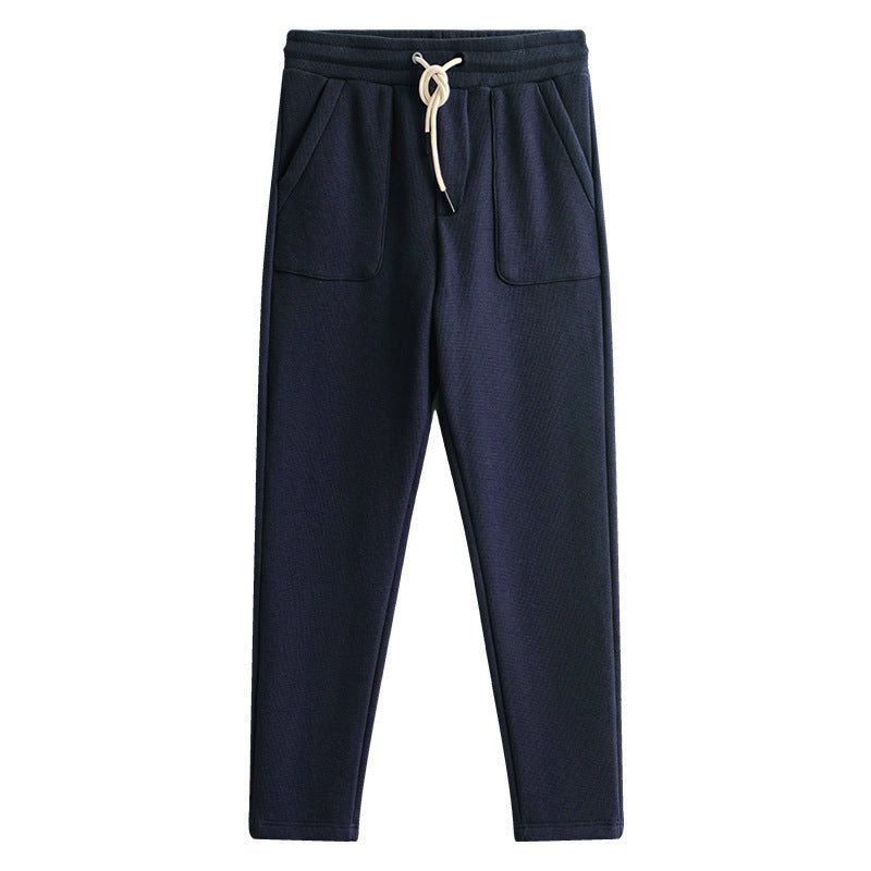 Men’s Knitted Straight Sweatpants | Casual Relaxed Fit