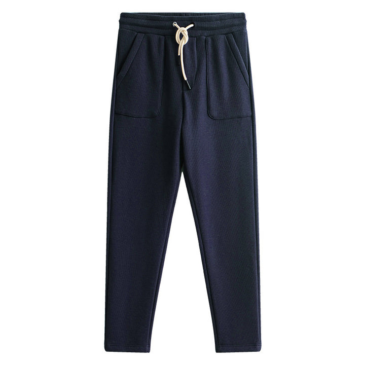 Men’s Knitted Straight Sweatpants | Casual Relaxed Fit