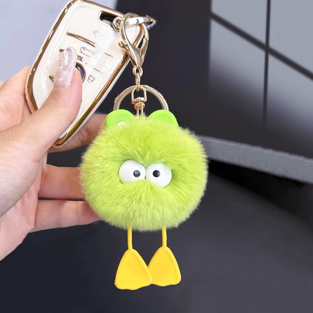 Women’s Plush Duck Bag Charm Keychain | تعليقة حقيبة نسائية بتصميم بطة لطيفة
