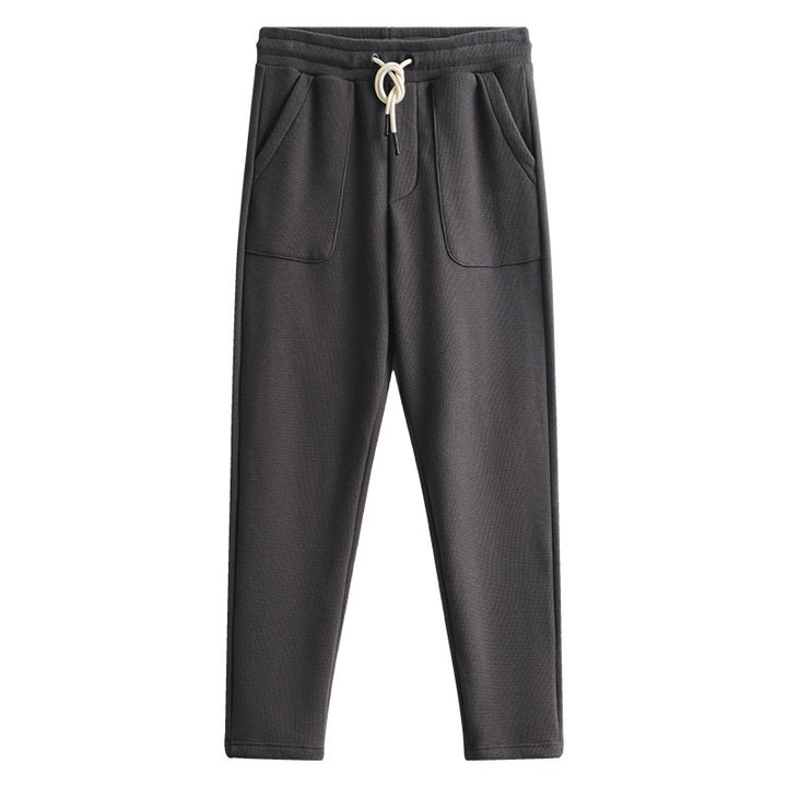 Men’s Knitted Straight Sweatpants | Casual Relaxed Fit