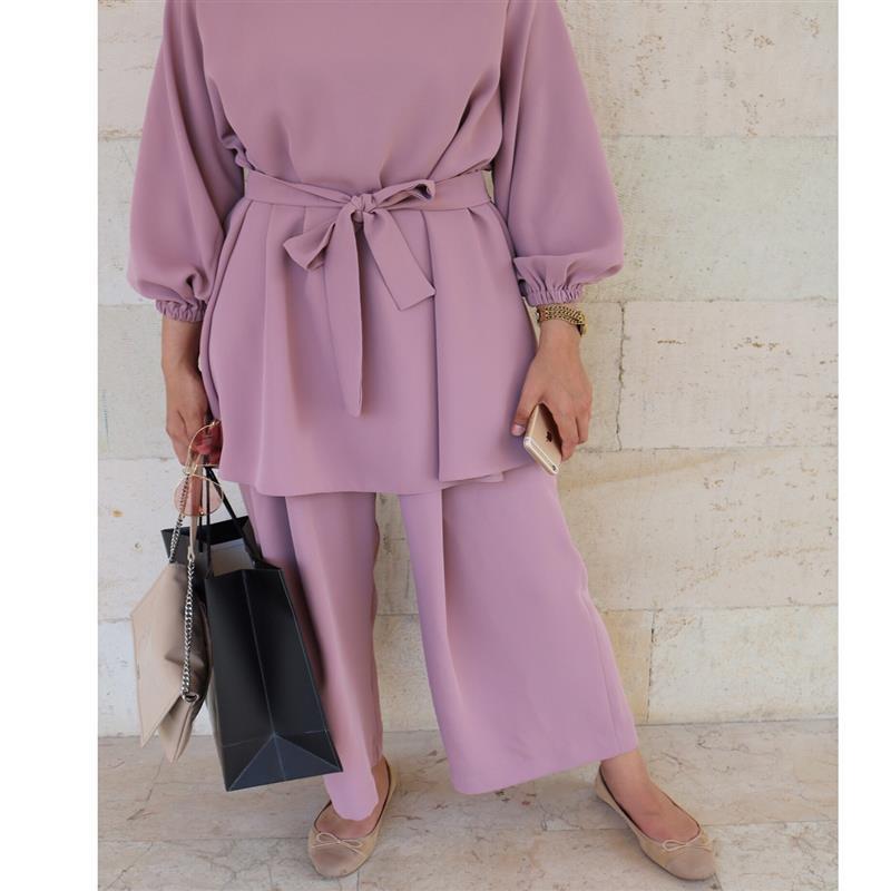 Set Elegant Two Piece Modest Outfit
