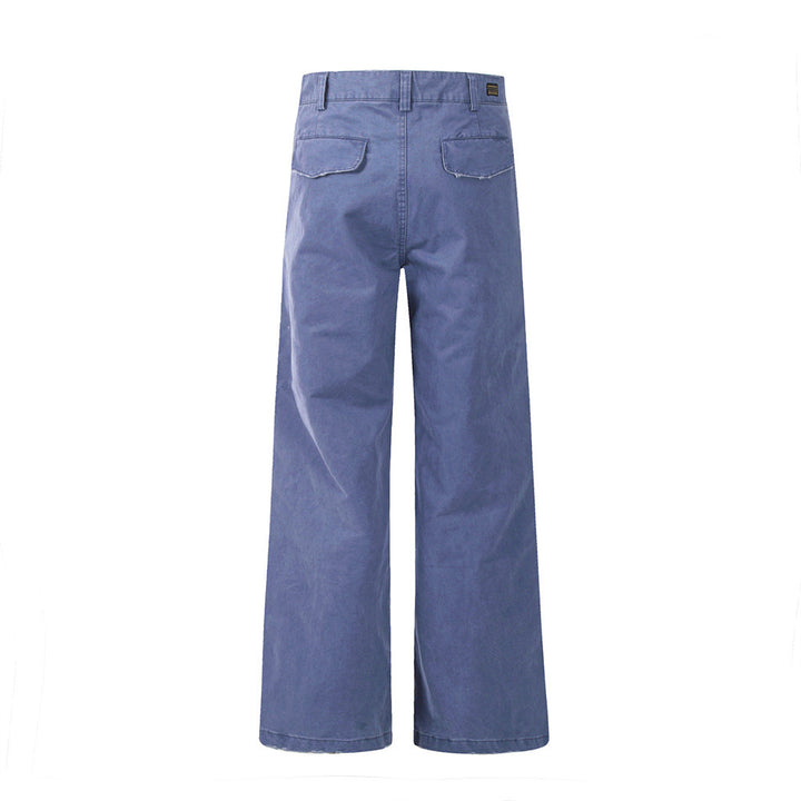 Men’s Wide Leg Casual Pants | Loose Solid Color Trousers