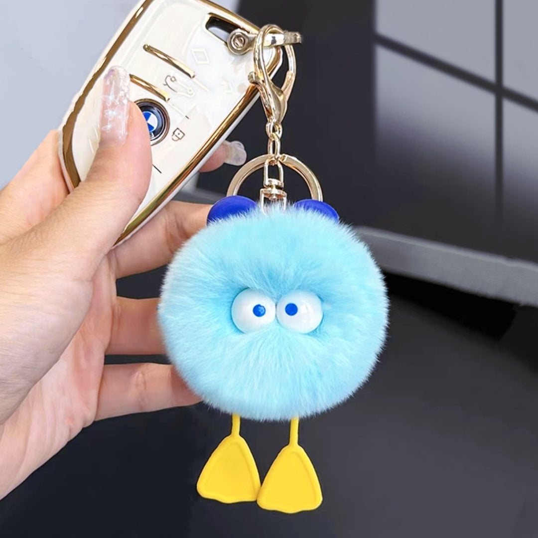 Women’s Plush Duck Bag Charm Keychain | تعليقة حقيبة نسائية بتصميم بطة لطيفة