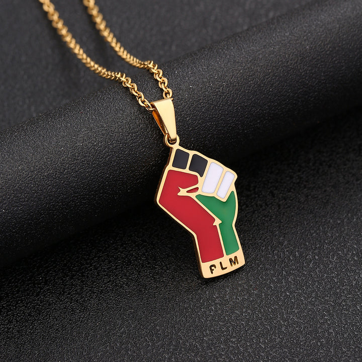 Women’s Heritage Map Pendant Necklace | قلادة خريطة أرضنا من تراث أهلنا