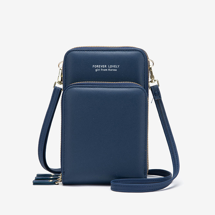 Women’s Tri-Fold Crossbody Phone Bag | حقيبة هاتف نسائية كروس بودي متعددة الجيوب