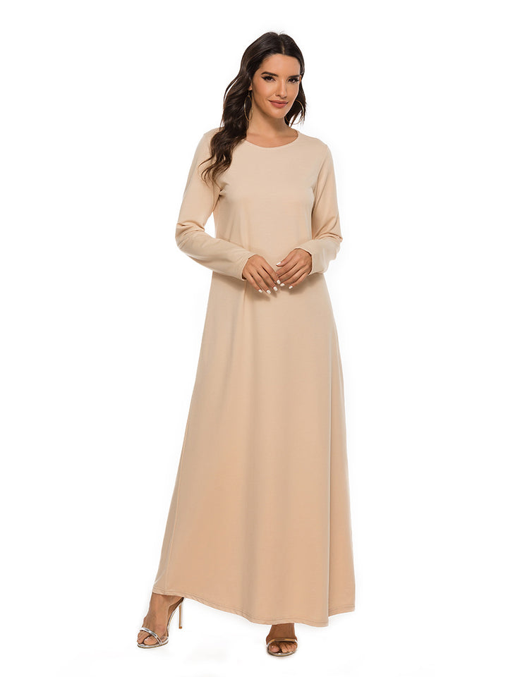 Women’s Inner Abaya Dress | Long Sleeve Modest Base Layer