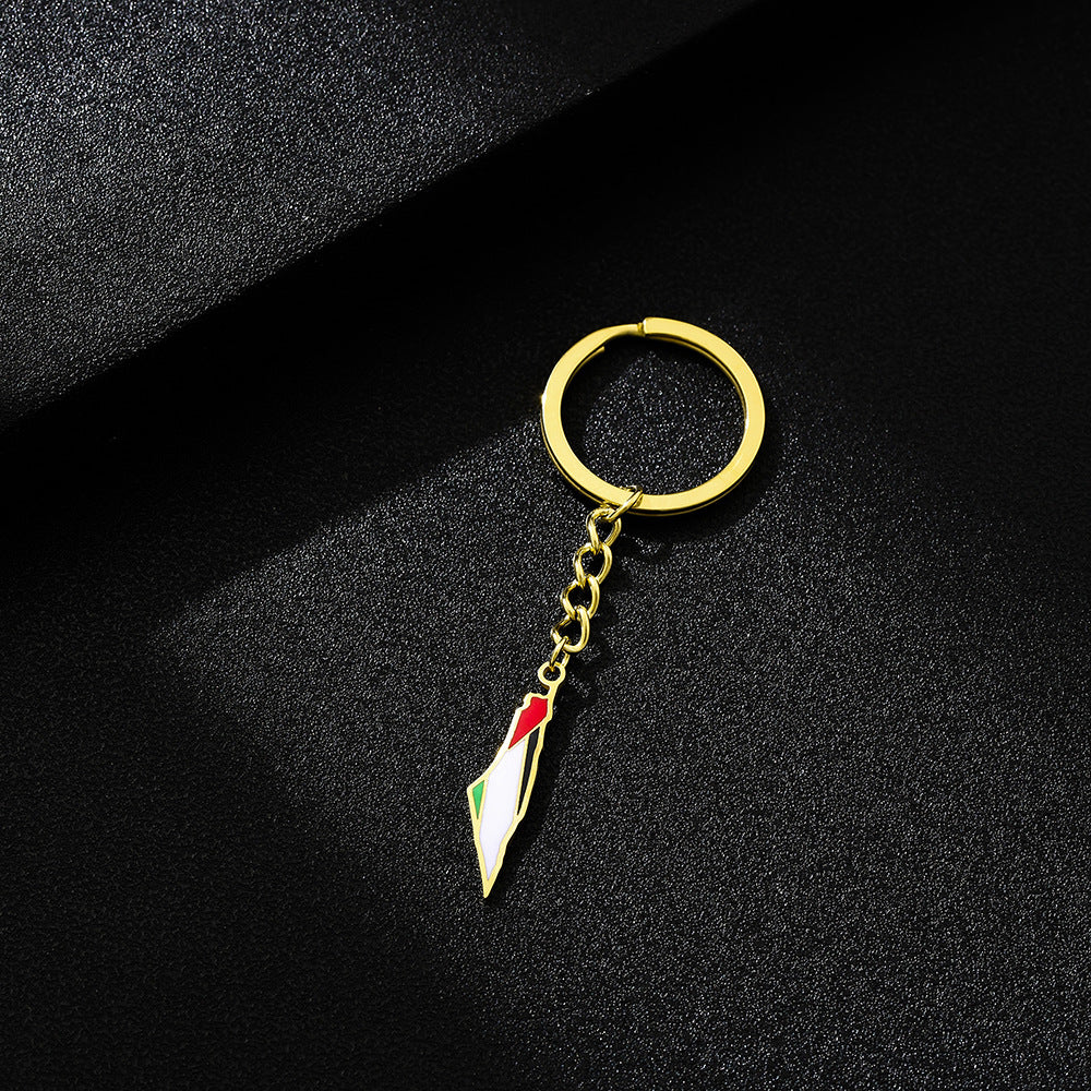 Heritage Map Keychain Accessories | ميداليات خريطة أرضنا من تراث أهلنا