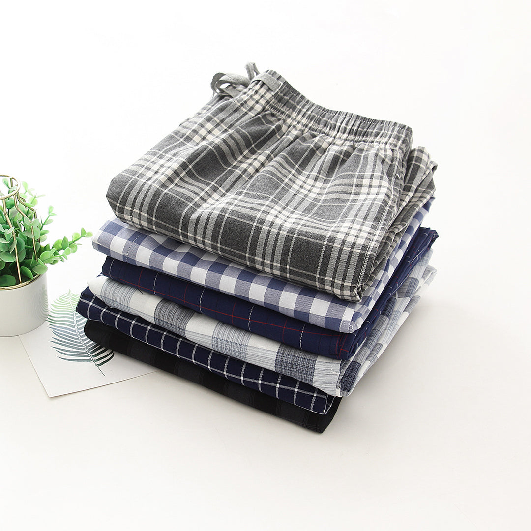 The Classic Cotton Plaid Lounge Pants