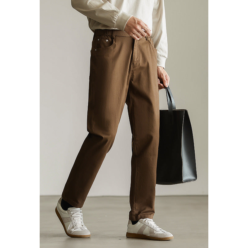 Men’s Heavy Stretch Jeans | Straight Leg Casual Denim