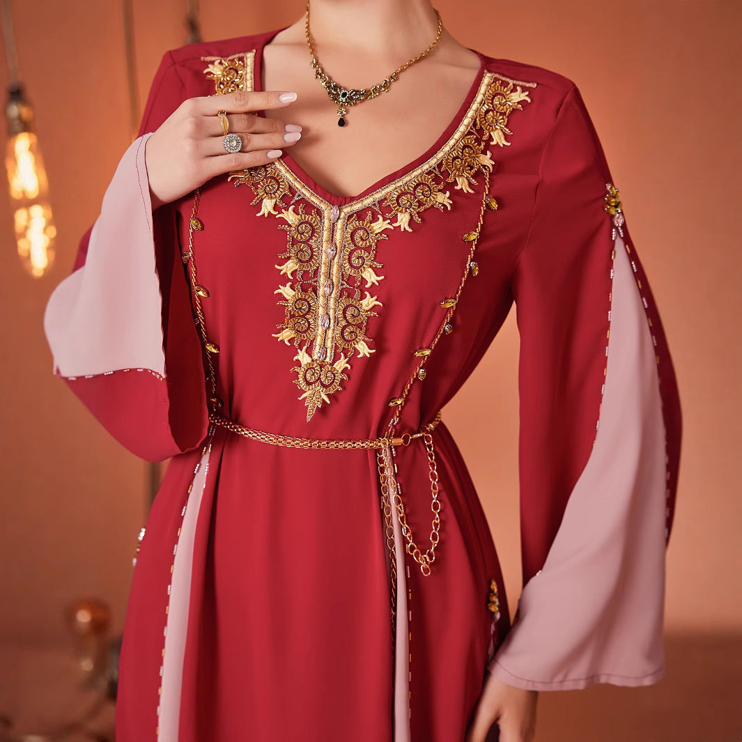 The Royal Contrast Abaya