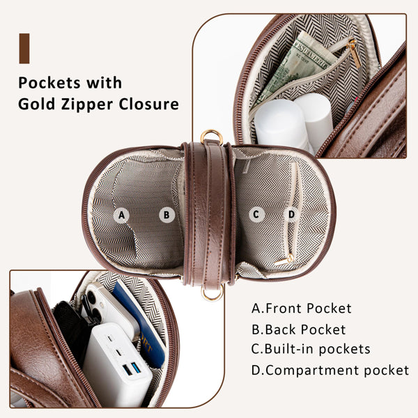 Women’s Original Small Crossbody Bag with Handle | حقيبة كروس بودي نسائية أصلية بمقبض أنيق