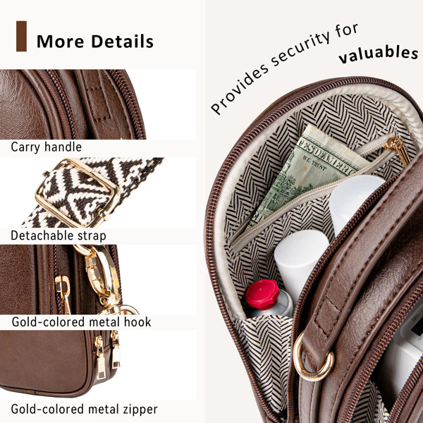 Women’s Original Small Crossbody Bag with Handle | حقيبة كروس بودي نسائية أصلية بمقبض أنيق