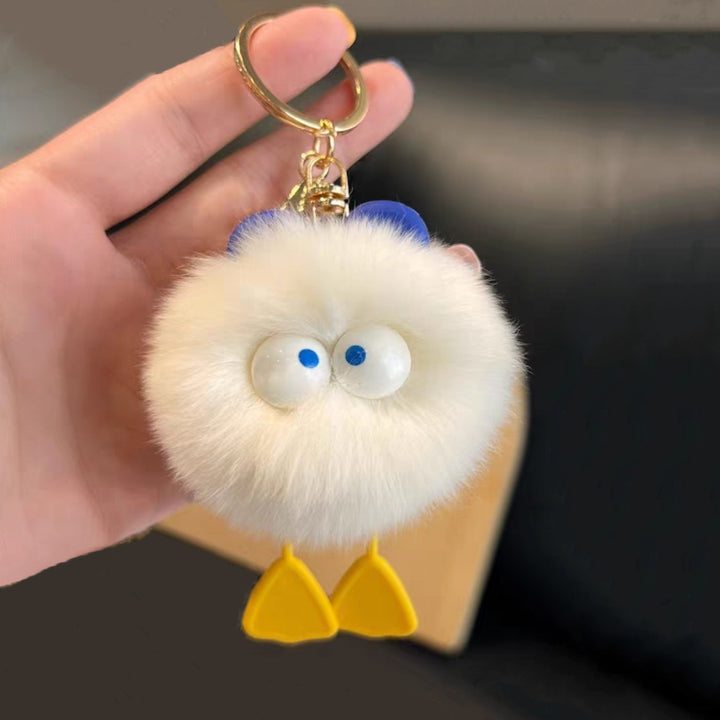 Women’s Plush Duck Bag Charm Keychain | تعليقة حقيبة نسائية بتصميم بطة لطيفة