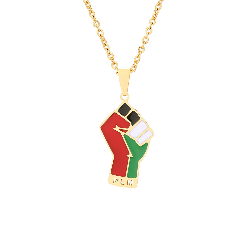 Women’s Heritage Map Pendant Necklace | قلادة خريطة أرضنا من تراث أهلنا