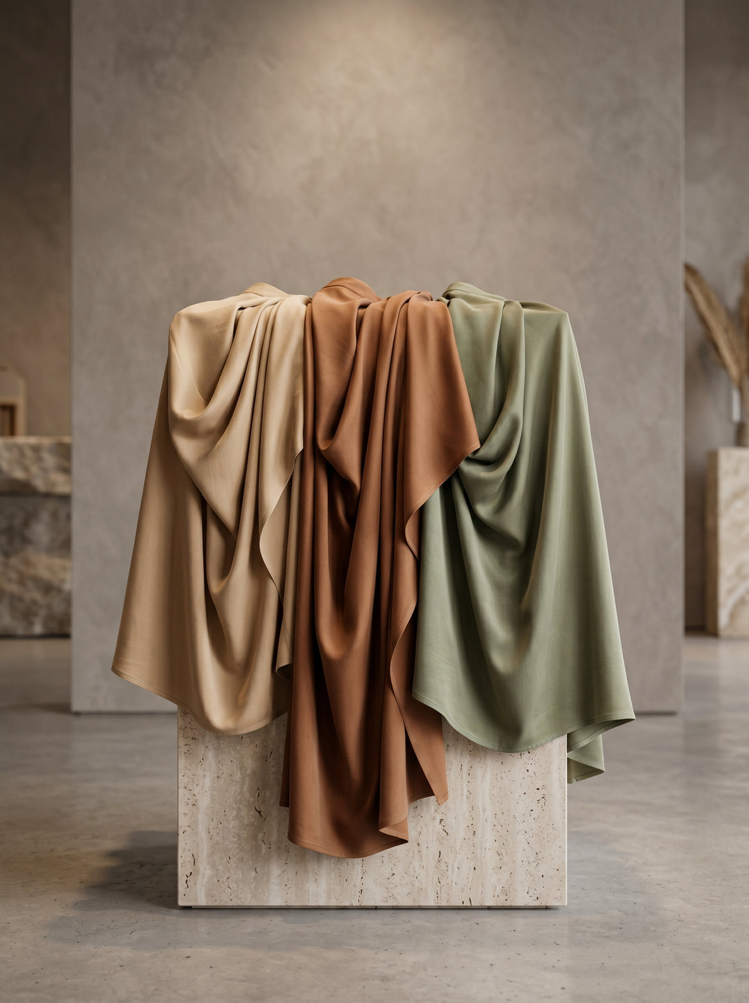 HARMONY - TENCEL SKIRT - ARTICHOKE