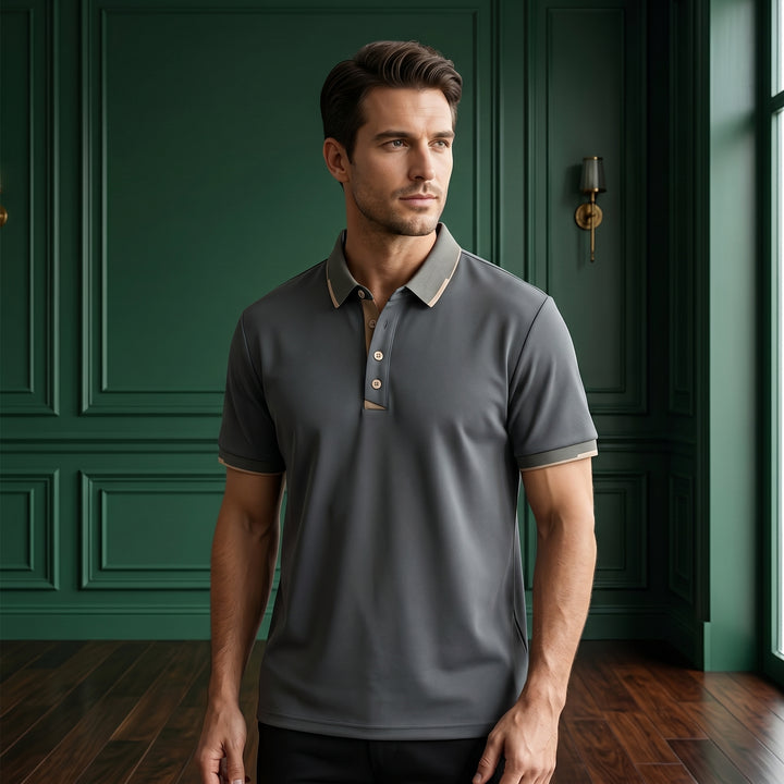 Men’s Plus Size Cotton Polo Shirt