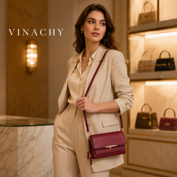 Women’s Multi-Pocket PU Crossbody Phone Bag | حقيبة هاتف نسائية متعددة الجيوب كروس بودي