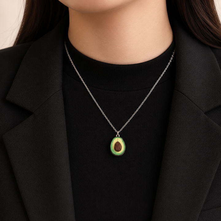 Women’s Avocado Clay Jewelry Set | طقم إكسسوار نسائي بتصميم أفوكادو