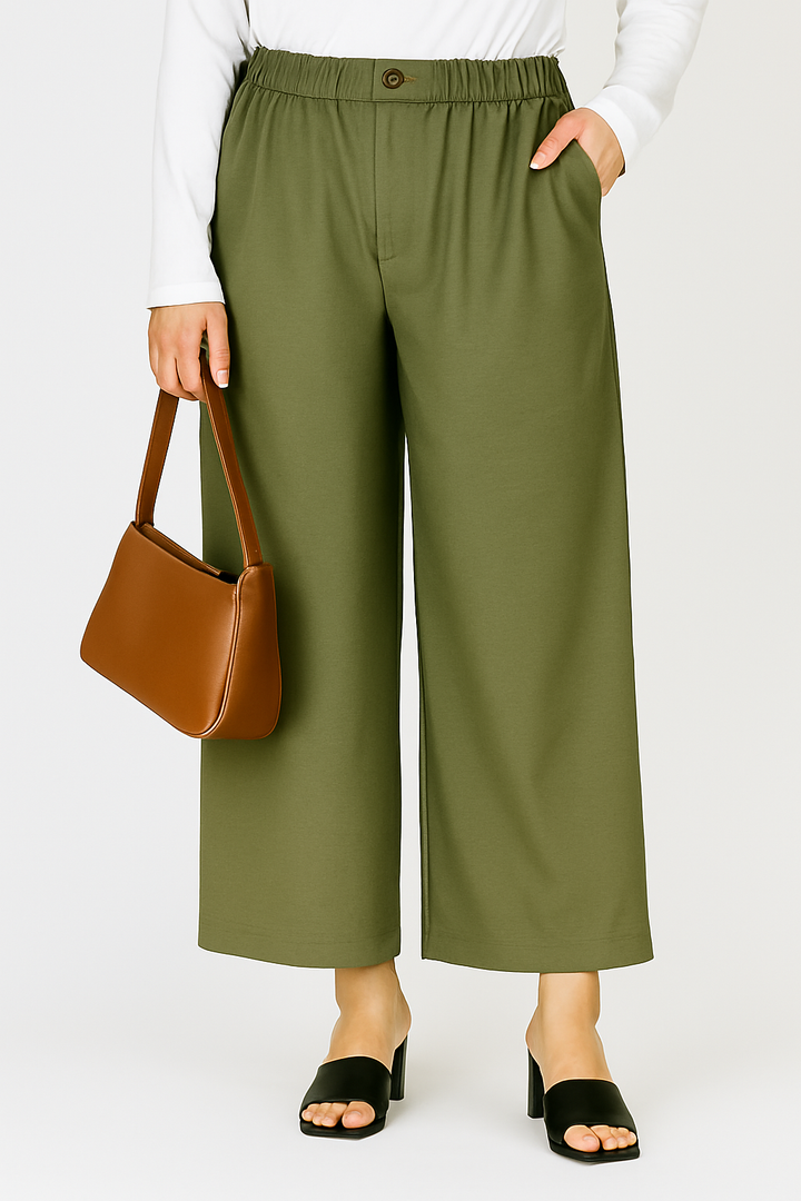 URBAN - LINEN - PISTACHIO - TROUSERS