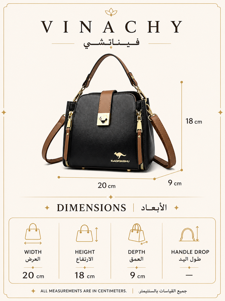 Women’s Luxury Bucket Crossbody Bag | حقيبة باكيت نسائية فاخرة
