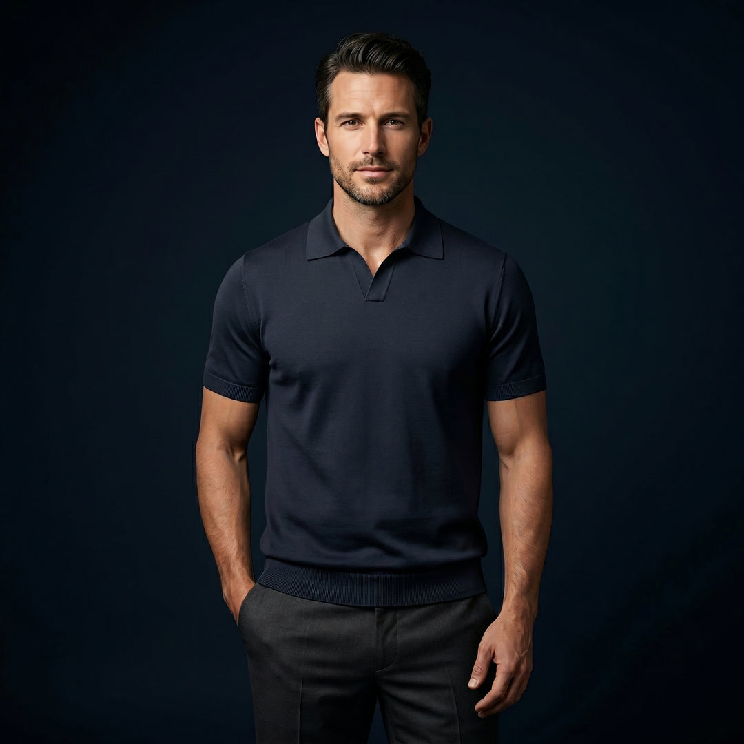 Men’s Eleganto Knitted Polo T-Shirt