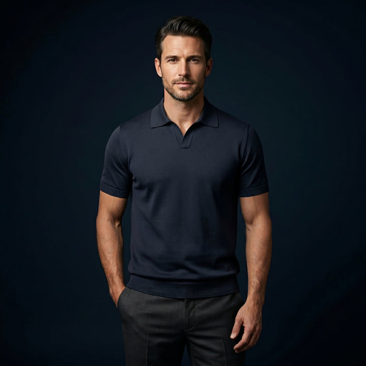 Men’s Eleganto Knitted Polo T-Shirt