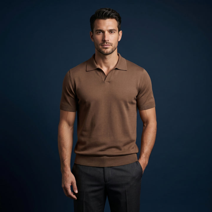 Men’s Eleganto Knitted Polo T-Shirt