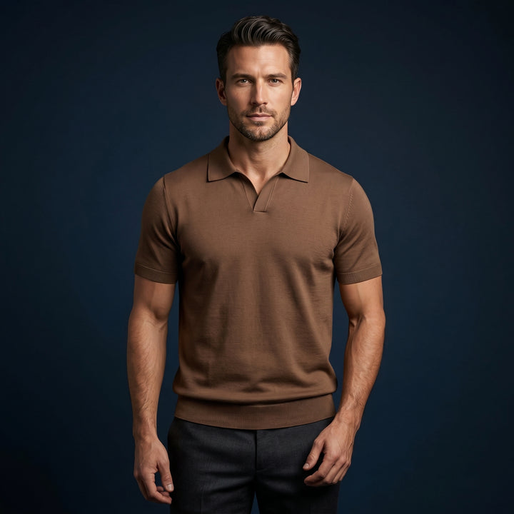 Men’s Eleganto Knitted Polo T-Shirt