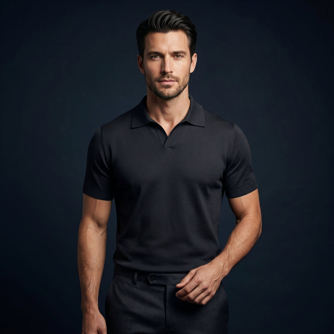 Men’s Eleganto Knitted Polo T-Shirt