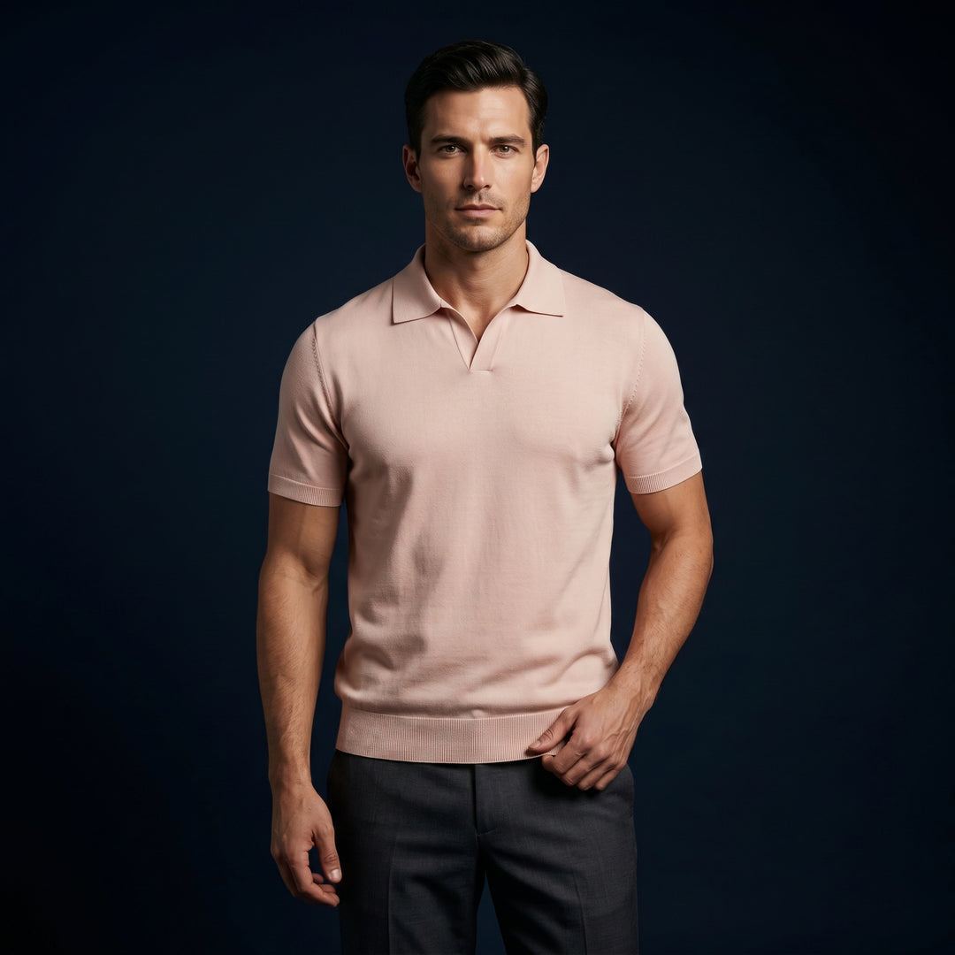 Men’s Eleganto Knitted Polo T-Shirt