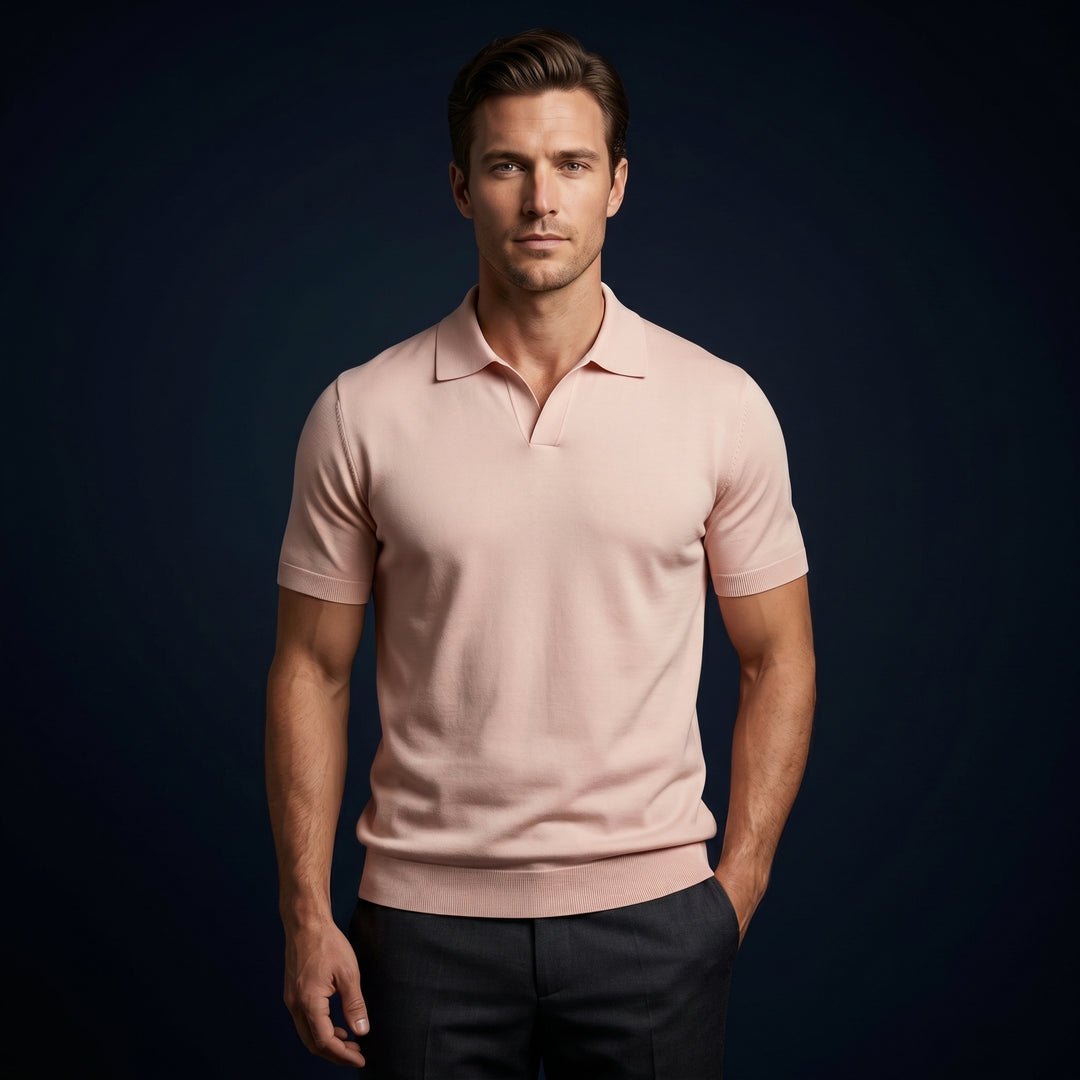 Men’s Eleganto Knitted Polo T-Shirt