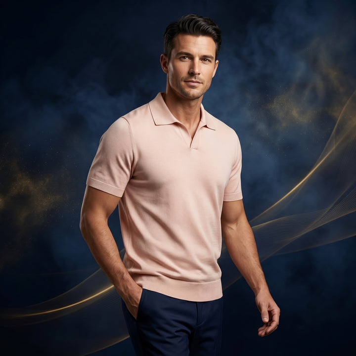 Men’s Eleganto Knitted Polo T-Shirt