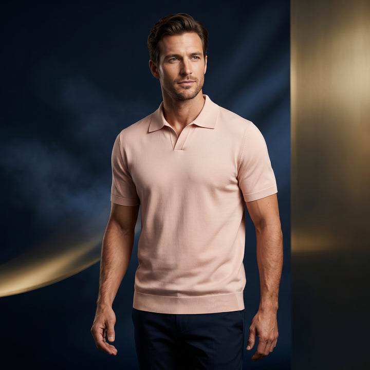 Men’s Eleganto Knitted Polo T-Shirt