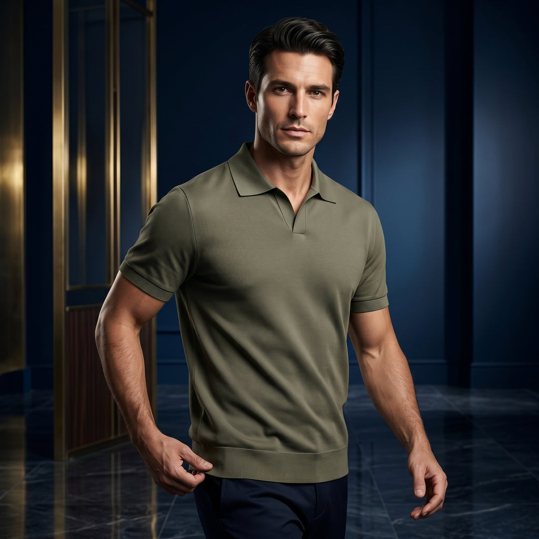 Men’s Eleganto Knitted Polo T-Shirt