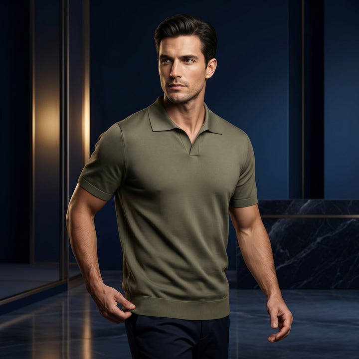 Men’s Eleganto Knitted Polo T-Shirt