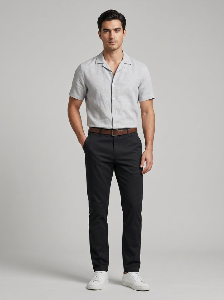 Men’s Sereno Cotton Stretch Trousers | بنطلون سيرينو الرجالي بملمس قطني مرن