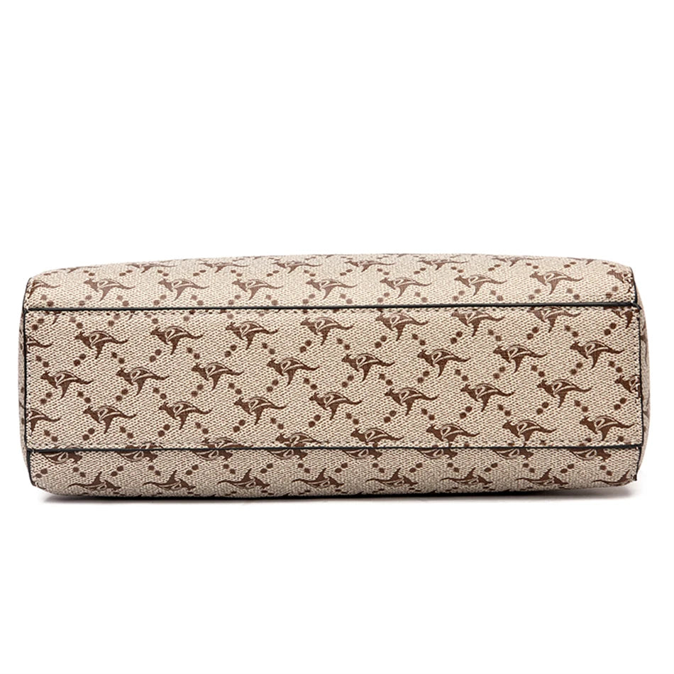 Women’s Printed Top-Handle Shoulder Bag | حقيبة نسائية مطبوعة بيد علوية