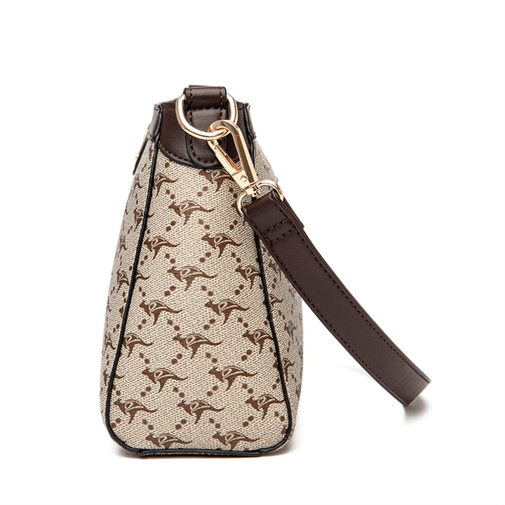 Women’s Printed Top-Handle Shoulder Bag | حقيبة نسائية مطبوعة بيد علوية