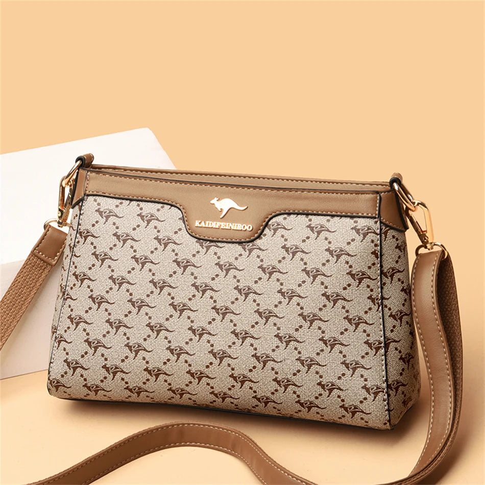 Women’s Printed Top-Handle Shoulder Bag | حقيبة نسائية مطبوعة بيد علوية