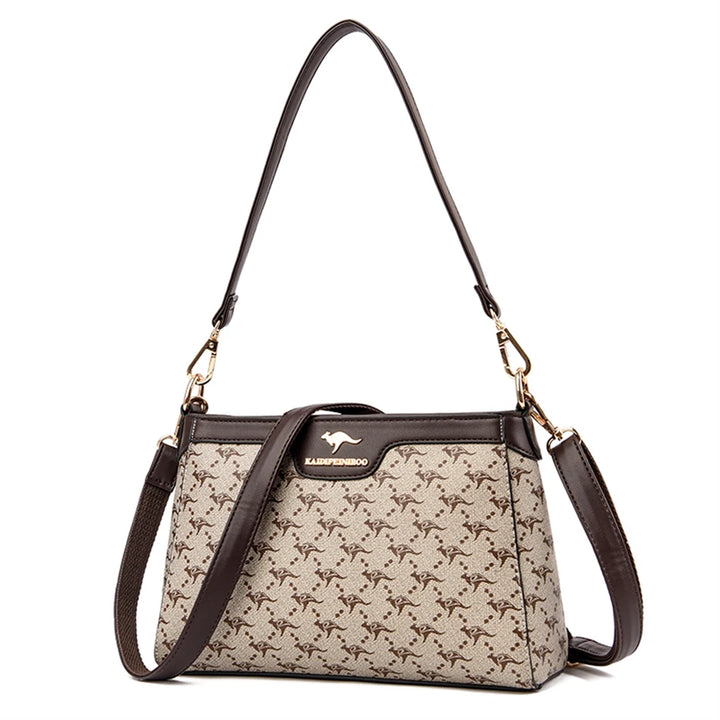 Women’s Printed Top-Handle Shoulder Bag | حقيبة نسائية مطبوعة بيد علوية