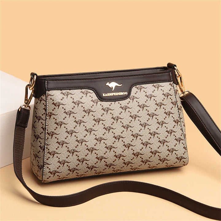 Women’s Printed Top-Handle Shoulder Bag | حقيبة نسائية مطبوعة بيد علوية