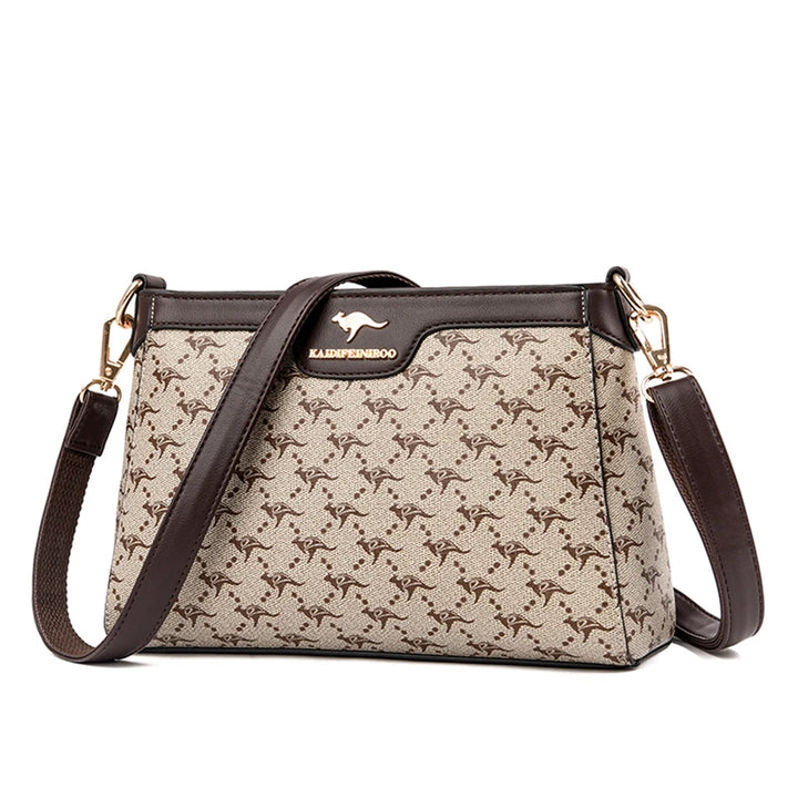 Women’s Printed Top-Handle Shoulder Bag | حقيبة نسائية مطبوعة بيد علوية