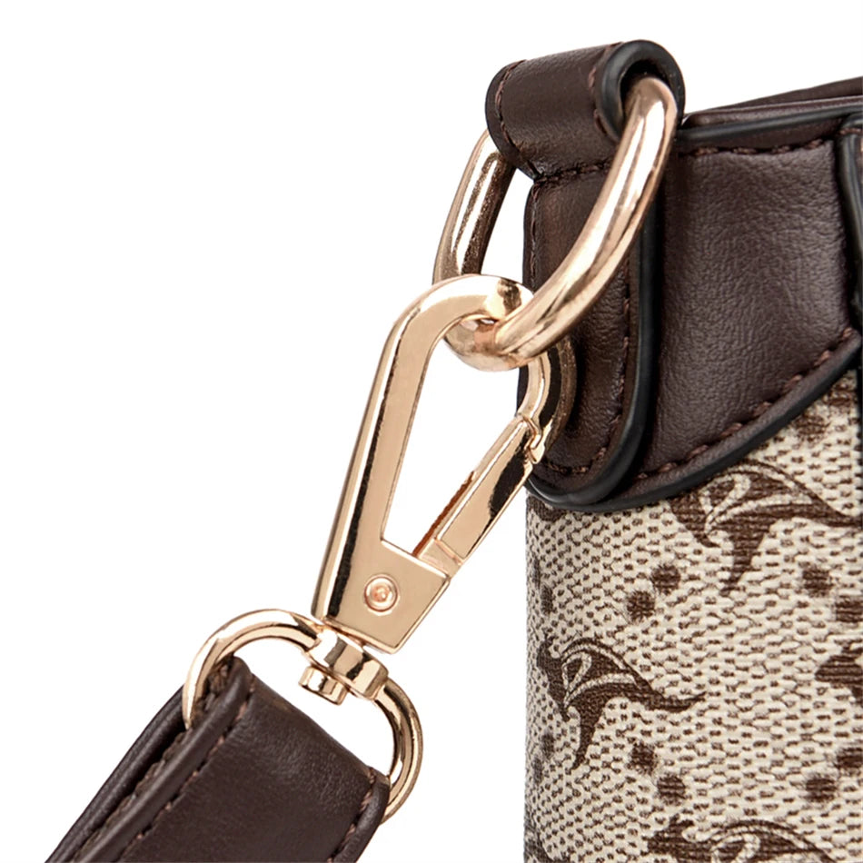 Women’s Printed Top-Handle Shoulder Bag | حقيبة نسائية مطبوعة بيد علوية